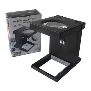 Nikula-katlanır Plastık,led Işıklı Test Cıhazı Büyüteç 2.5x90mm
