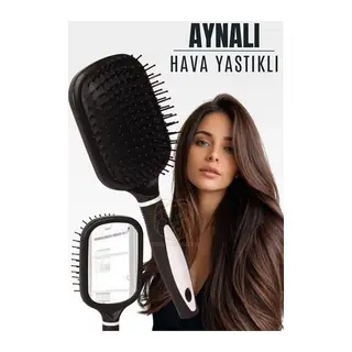 Aynalı Tarak Hava Yastıklı Ergonomik Tarak