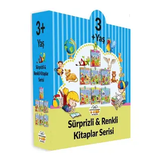 Sürprizli Renkli Kitaplar - 7 Kitap Set (3+Yaş)