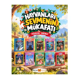 Hayvanları Sevmenin Mükafatı Serisi (10 Kitap Takım)
