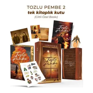 Tozlu Pembe 2 –Tek Kitaplık Kutu Yan Boyamalı
