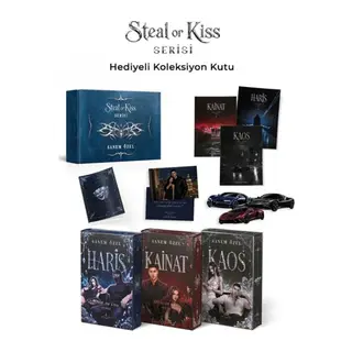 Steal or Kiss Serisi Kenar Boyamalı 3 lü Koleksiyon (Kutulu)