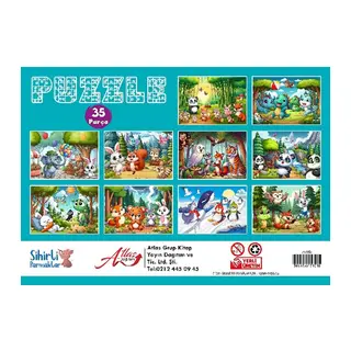 Puzzle 35 Parça 10 Çeşit 10’lu Paket