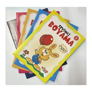 Sevimli Boyama Seti (5 Kitap)