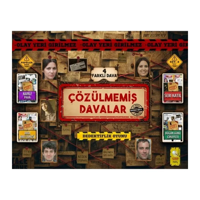 Çözülmemiş Davalar Kutulu Set 2