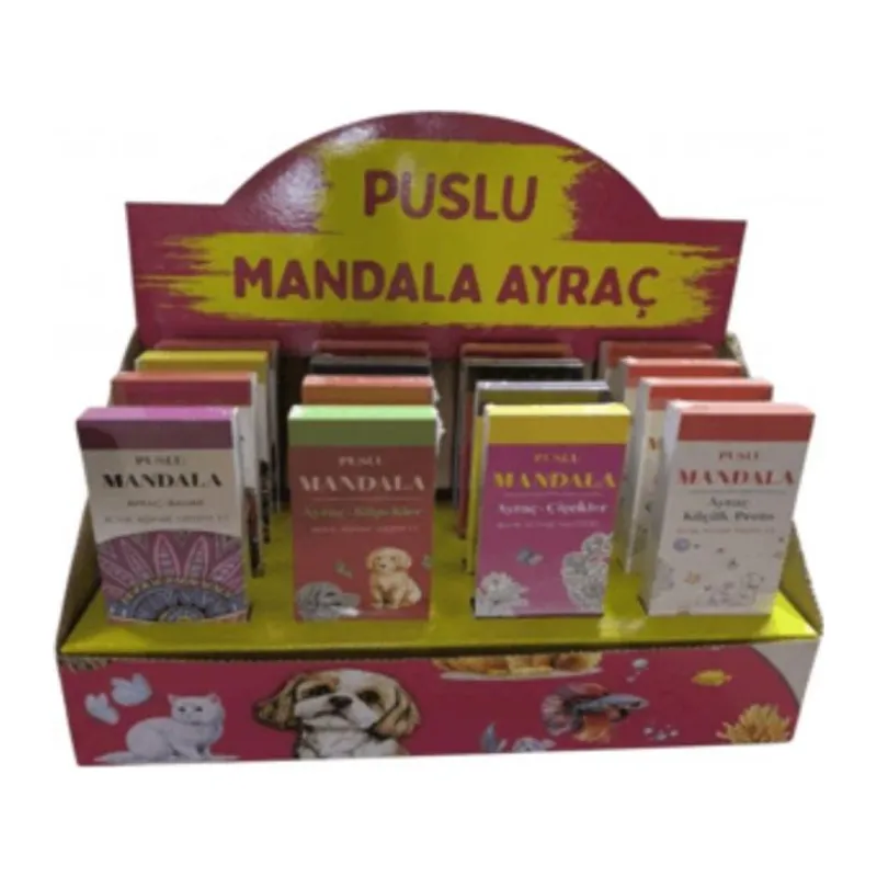 Puslu Mandala Ayraç-Yetişkin Set