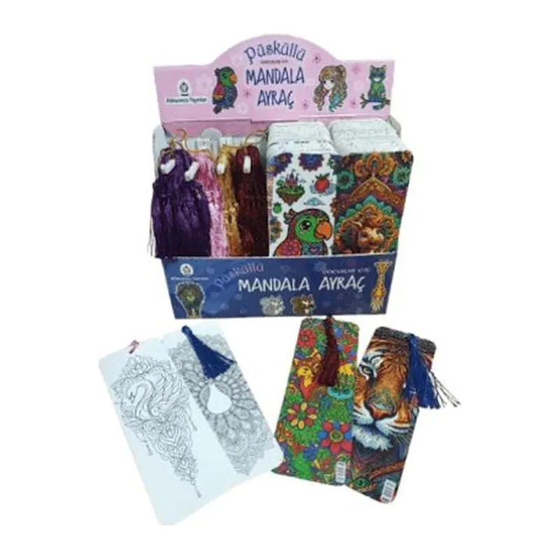 Püsküllü Mandala Ayraç Çocuklar İçin (400'lü Set)