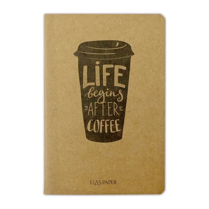 Life Begins Coffee - Defter