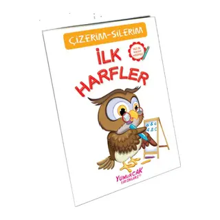 İlk Harfler (Çizerim-Silerim) - Kalem Hediyeli