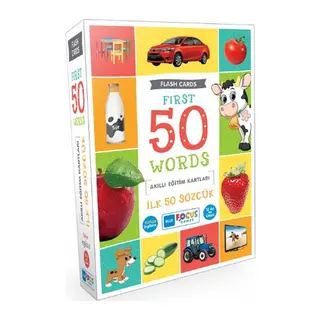 Blue Focus İlk 50 Sözcük - Akıllı Eğitim Kartları