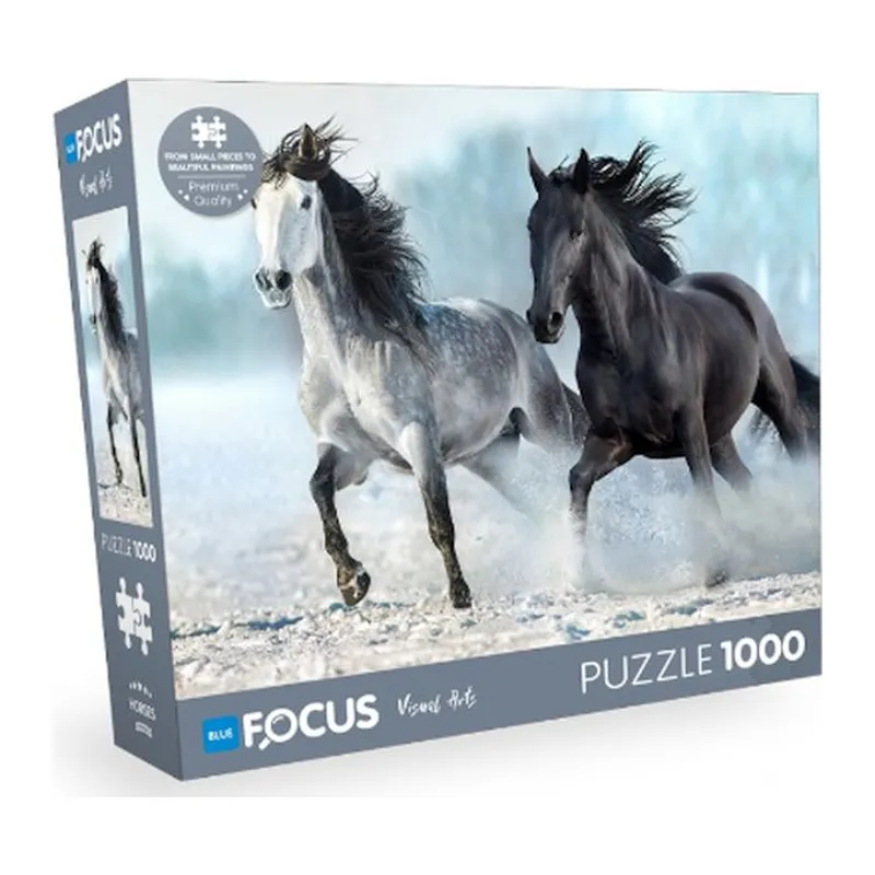 Blue Focus Horses (Atlar) - 1000 Parça