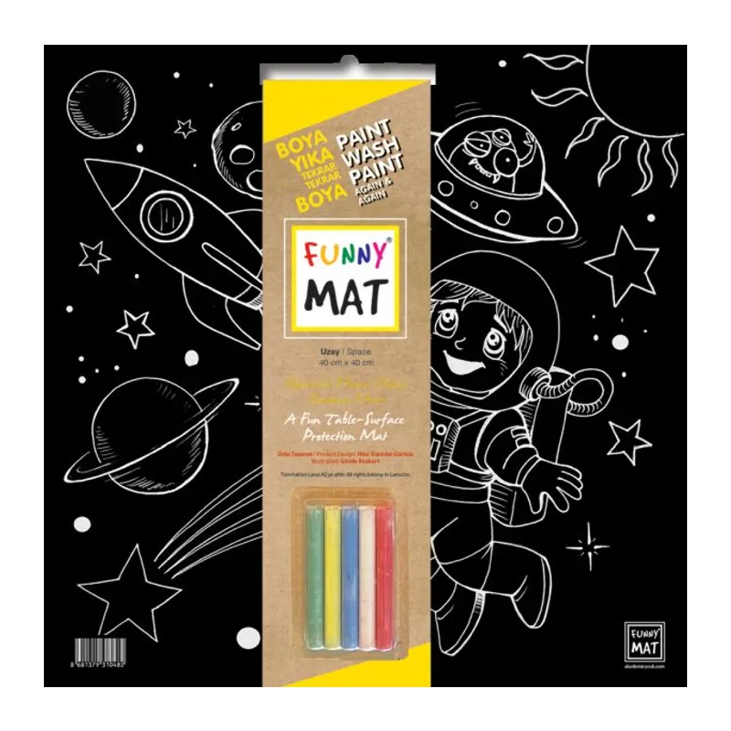 Funny Mat Black Uzay (Tebeşirli)