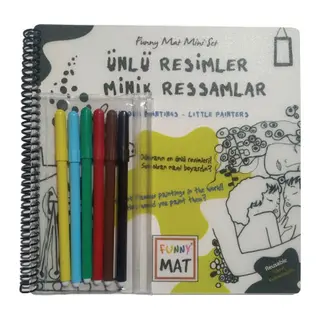 Ünlü Resimler Minik Ressamlar - Funny Mat Mini Set (Aktivite Seti)