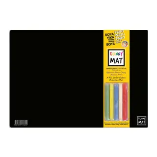 Funny Mat Black (Tebeşirli) Serbest Çalışma 25X35Cm