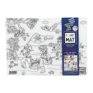 Funny Mat - Korsanlar Ve Araçlar 25 X 35 Cm
