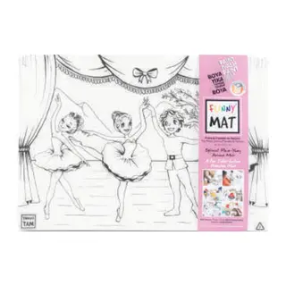Funny Mat - Prens İle Prenses Ve Dansçılar 33,5 x 48 cm