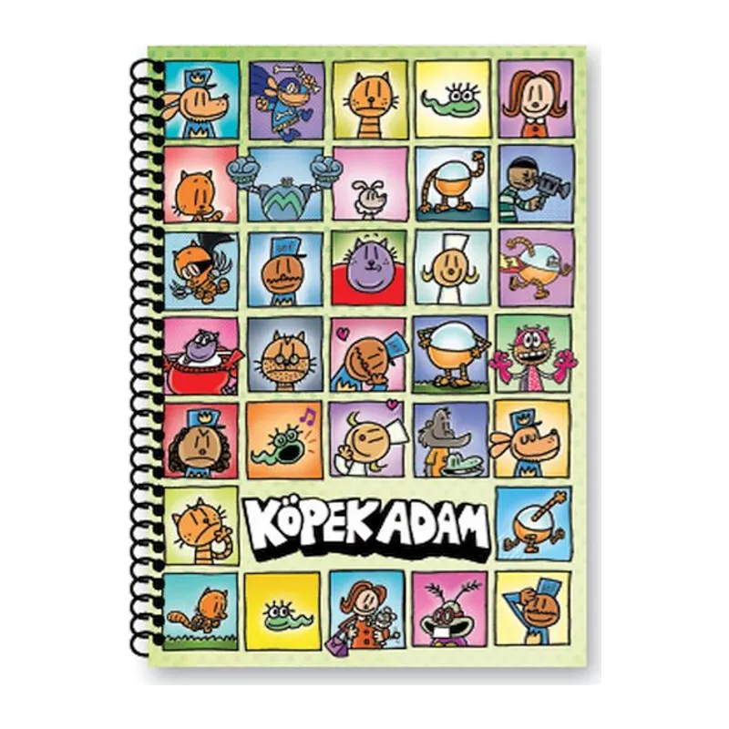 Köpek Adam Çizgili Defter-4