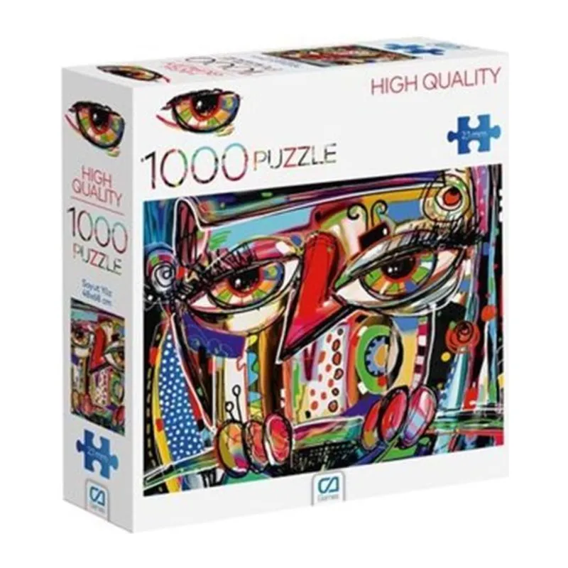 Soyut Yüz Puzzle 1000