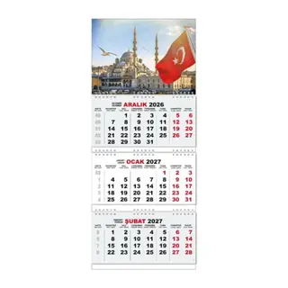 2027 Gemici Duvar Takvimi - Yeni Camii