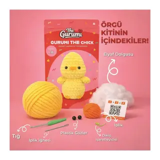The Gurumi Civciv Örgü Öğrenme Kiti (TG002)