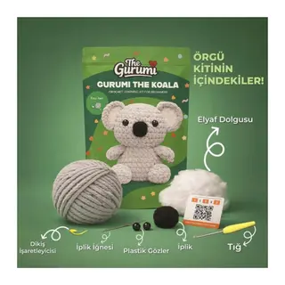 The Gurumi Koala Örgü Öğrenme Kiti (TG005)