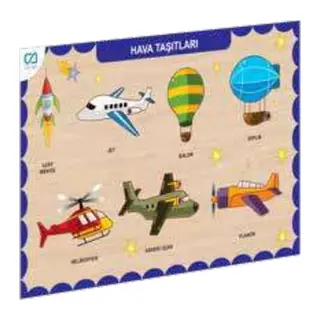 Ahşap Hava Taşıtları Eğitici Set