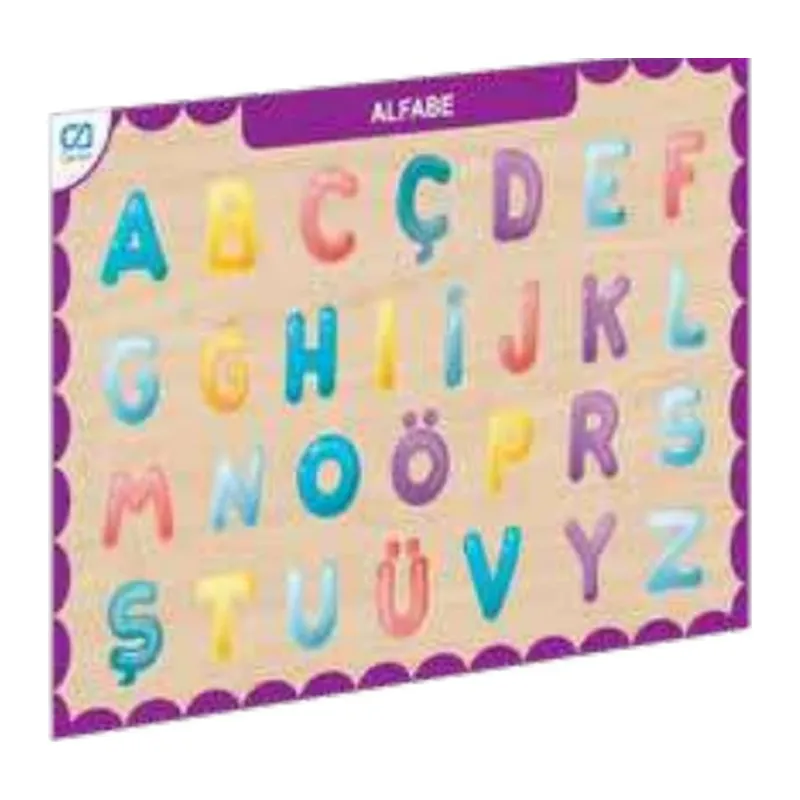 Ahşap Alfabe Eğitici Set
