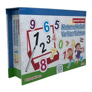 Manyetik Matematik Seti Ve Yazı Tahtası
