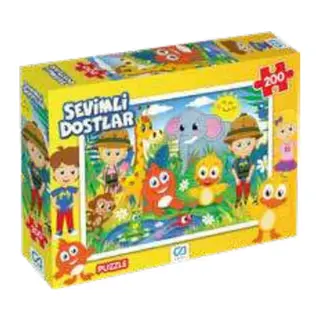 Sevimli Dostlar Puzzle 200