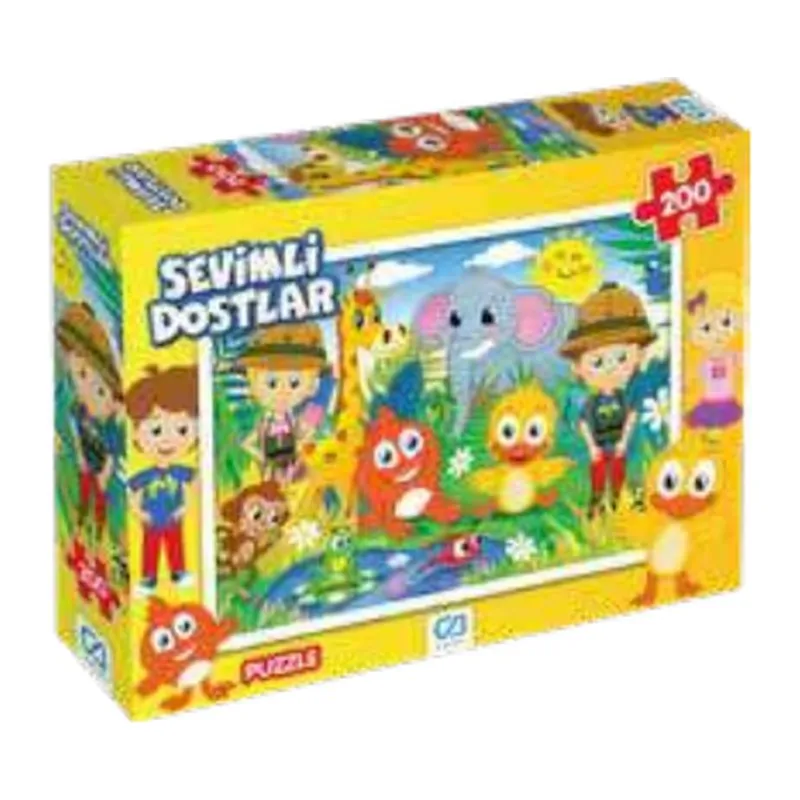 Sevimli Dostlar Puzzle 200
