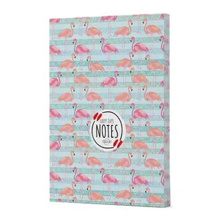 Flamingo 1 - Yan Baskılı Çizgili Defter