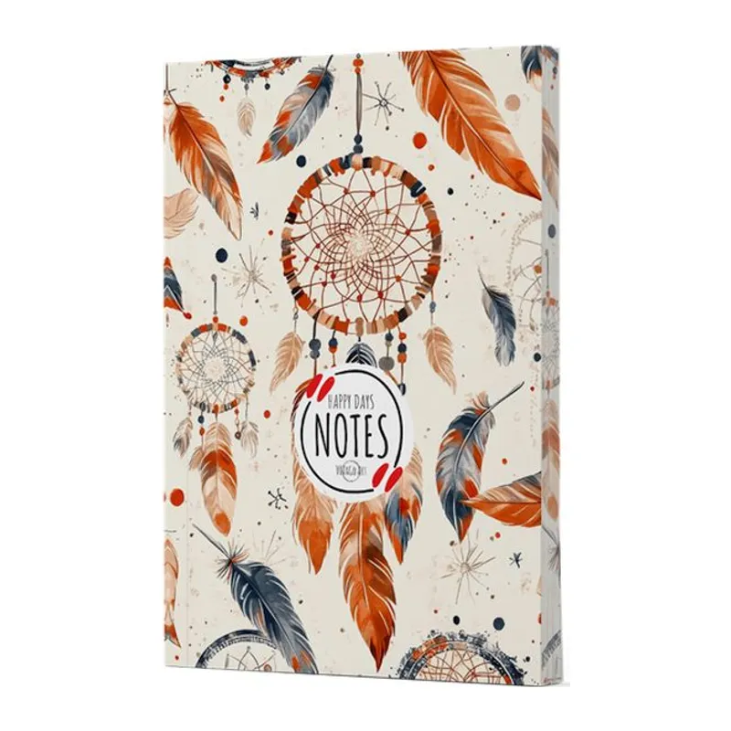 Tüy 5 - Yan Boyamalı Çizgili Defter