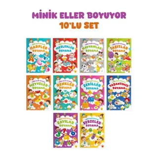 Minik Eller Boyuyor – 10 Kitaplık Set (Örnek Resimli)