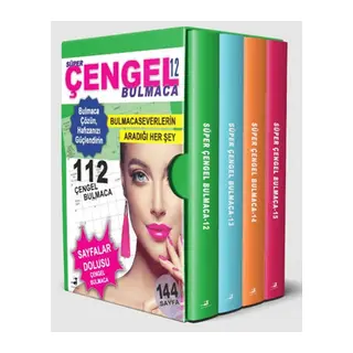 Süper Çengel Bulmaca 4 Kitap Kutulu Set