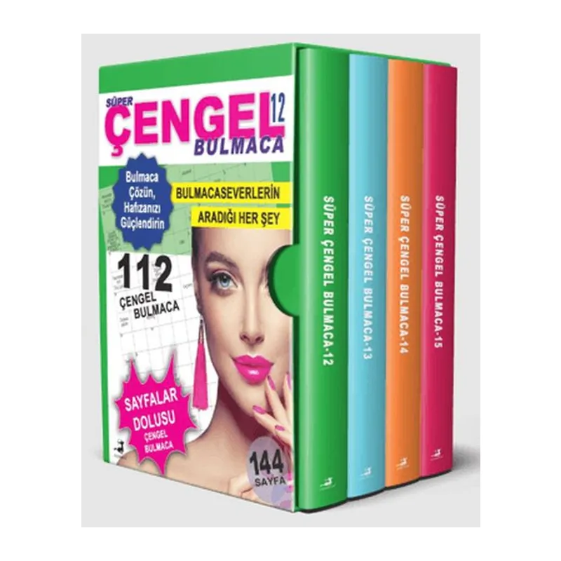 Süper Çengel Bulmaca 4 Kitap Kutulu Set