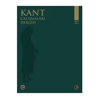 Kant Çalışmaları Dergisi Sayı 4