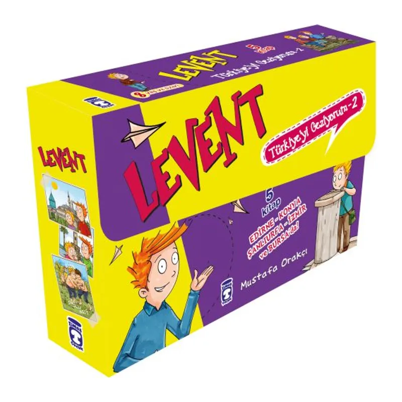 Levent Türkiye'yi Geziyorum - 2 (5 Kitap Takım)