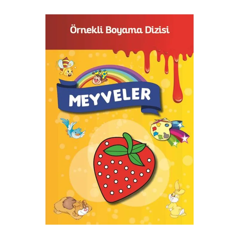 Örnekli Boyama - Meyveler