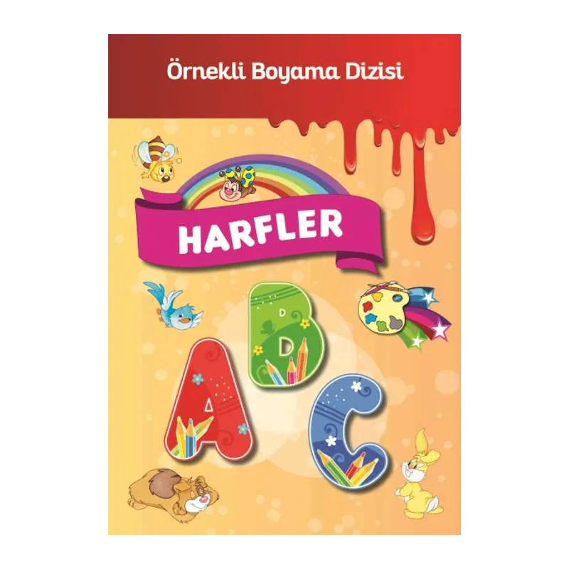 Örnekli Boyama - Harfler