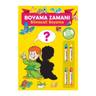Boyama Zamanı Bilmeceli Boyama