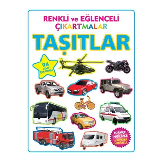 Renkli ve Eğlenceli Çıkartmalar Taşıtlar