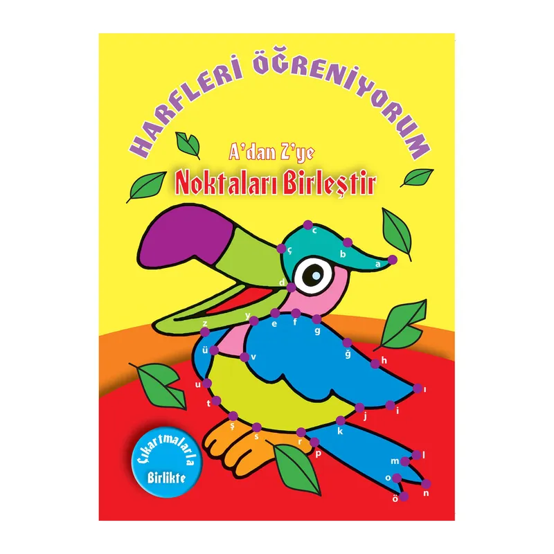Harfleri Öğreniyorum A'dan Z'ye Noktaları Birleştir