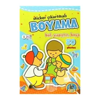 Sticker Çıkartmalı Boyama (6 Kitap Takım)