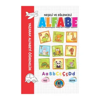 Neşeli ve Eğlenceli Alfabe Boyama