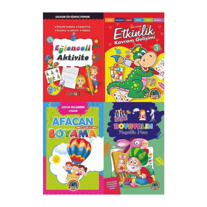 500 Aktivite Serisi (4 Kitap Takım)