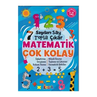 Sayıları Say Topla Çıkar Matematik Çok Kolay - 5-6 Yaş