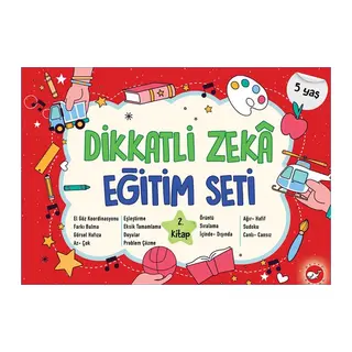 Dikkatli Zeka Eğitim Seti - 2. Kitap (5 Yaş)