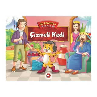 Üç Boyutlu Masallar - Çizmeli Kedi (Ciltli)