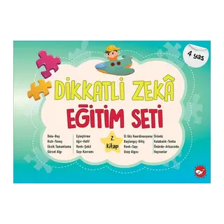 Dikkatli Zekâ Eğitim Seti 2. Kitap (4 Yaş)