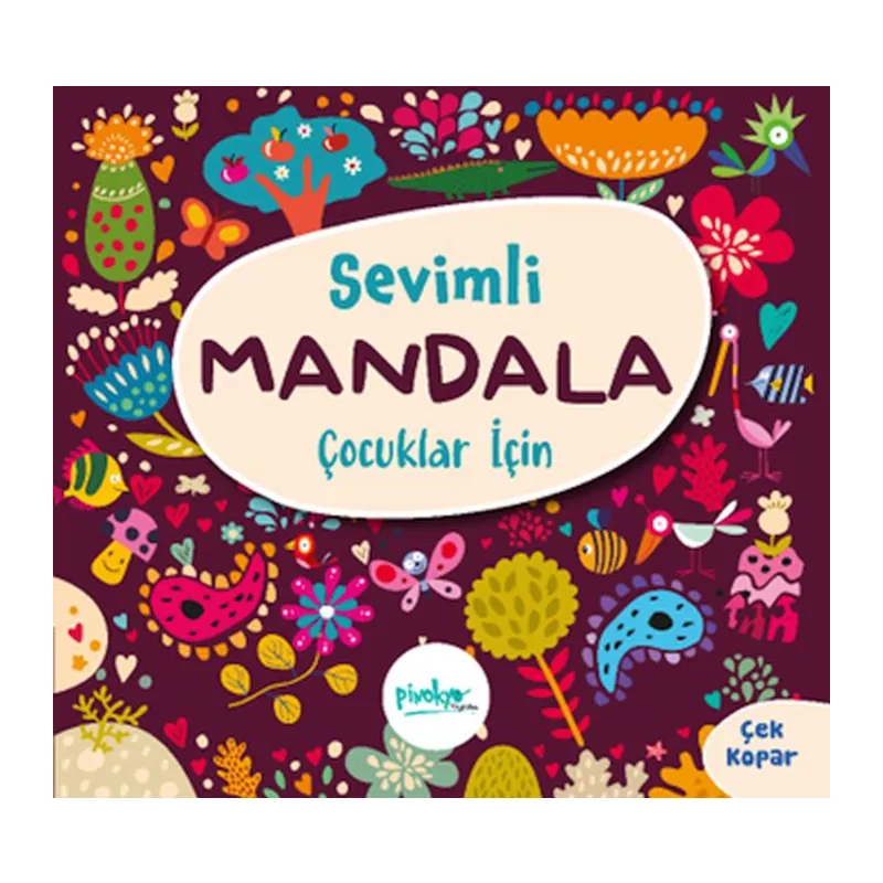 Çocuklar İçin Sevimli Mandala